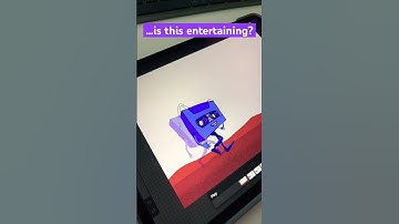 A cute walk-cycle animation tutorial in Procreate! #procreate #animation #shorts
