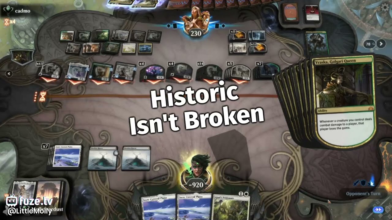 Book of Exalted Deeds & Faceless Haven VS Golgari Queen (Magic the Gathering