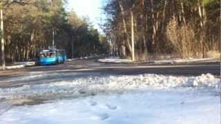 Черкасский троллейбус- ЗиУ-682В №308 29.03.2013