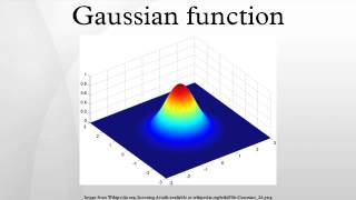 Gaussian function