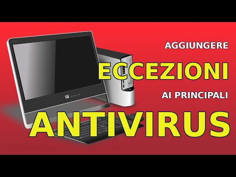 Video: Come Aggiungere Un'eccezione All'antivirus