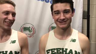 Bishop Feehan Boys Shuttle Dash Record Relay Team at the Division 3 State Relays! 1-19-19