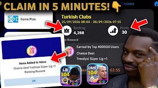 EASIEST Way to Get FREE Showtime Chance Deal! 🔥 Turkish Clubs Event | eFootball 2027