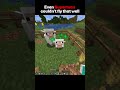 Even Superman couldn't fly that well #minecraft #shorts