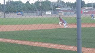 6-29-17 - This grounder by Gus Wirth sends Miguel Marquez to the plate (F. Morgan 7, Plte Valley 0)