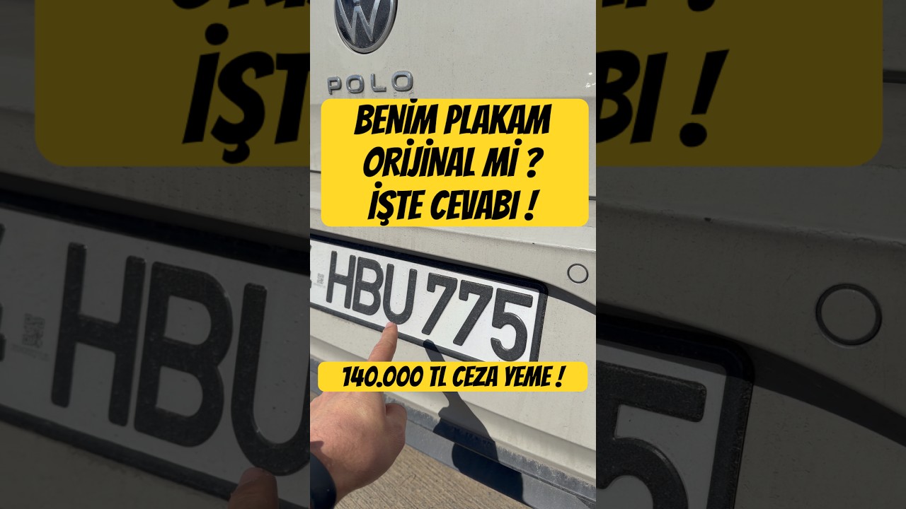 Plakam orijinal mi sorusuna, Kafa karışıklığına son veriyoruz ! #trending #shorts #appplaka #app