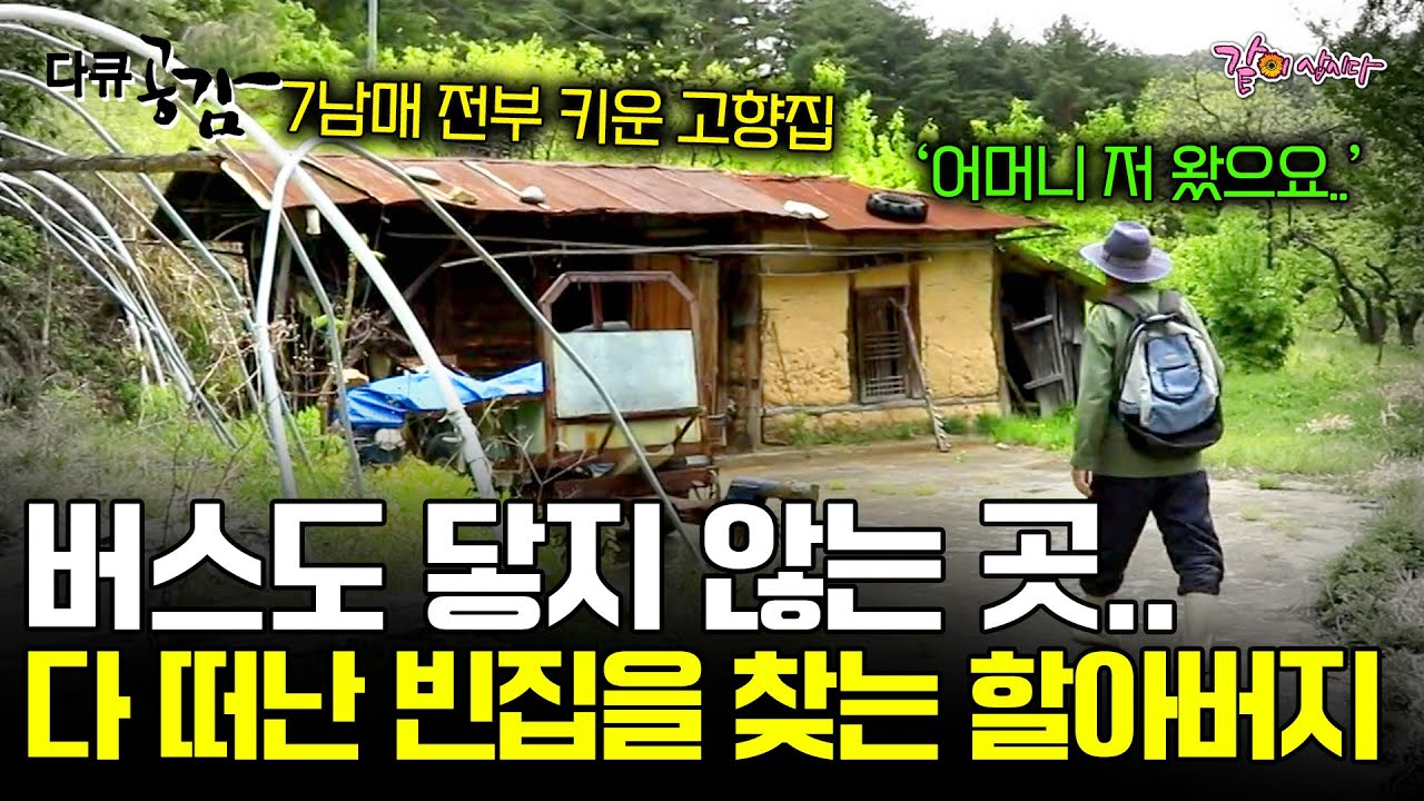 [다큐공감] 버스도 닿지 않는 첩첩산중 두메산골. 올해로 91세, 이제는 다 떠나 아무도 남지 않은 고향 집을 계속 찾는 할아버지가 있다.ㅣKBS 2017.05.20