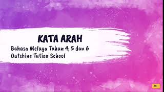 BM Tahun 4, 5 & 6: KATA ARAH
