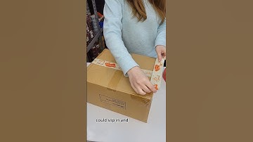 How to tape heavy boxes.