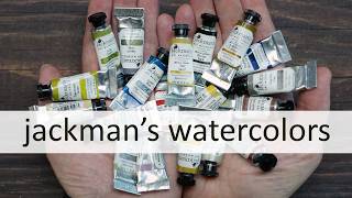Swatching Jackman's Watercolor