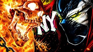 Nyarz - Fandoms + Gods | DEATH BATTLE | React To Ghost Rider VS Spawn | Gacha Life