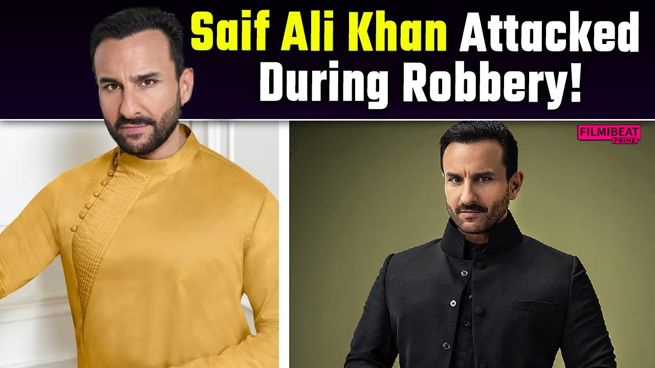 Actor Saif Ali Khan injured in knife attack during robbery attempt at home