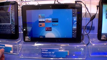 First Hands On of MeeGo 10-Inch Tablet running WeTab OS