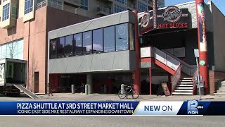 Pizza Shuttle expands in Milwaukee: Food truck, 3rd Street Market Hall