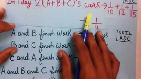 time and work -2 | basics- time require to finish the work