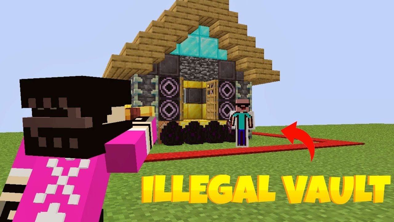 I MADE AN ILLEGAL VAULT IN THIS || MINECRAFT SMP|| BUT WHY?