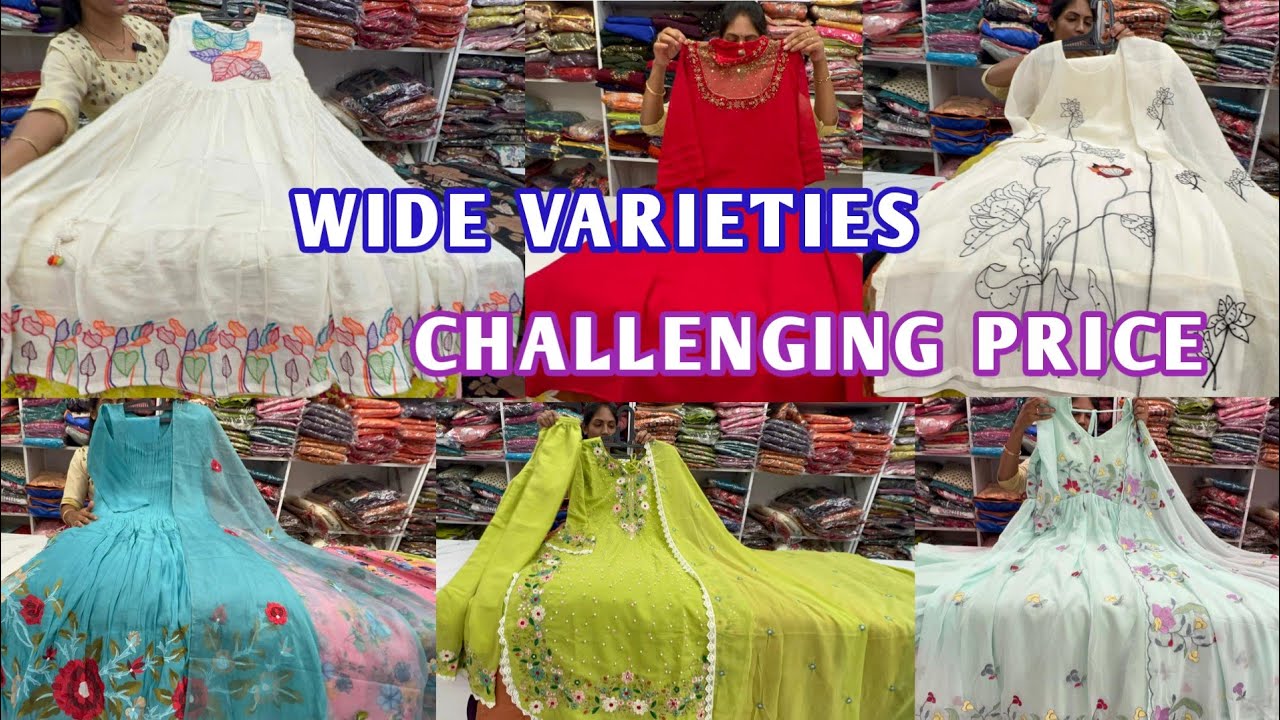 All varieties of long frocks kurti sets budget friendly challenging price