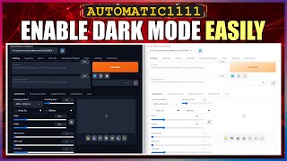 Enable Dark Mode in Stable Diffusion Automatic1111