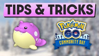 SPHEAL COMMUNITY DAY TIPS & TRICKS | POKEMON GO