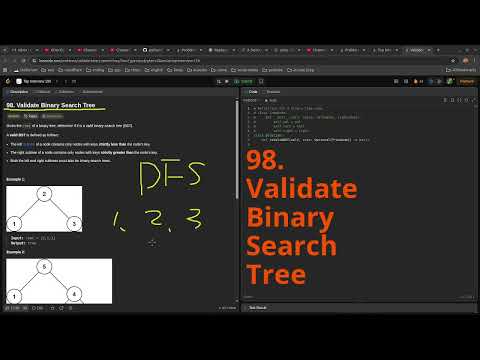 Leetcode MEDIUM Problem 98. Validate Binary Search Tree | DevOps Python Practice