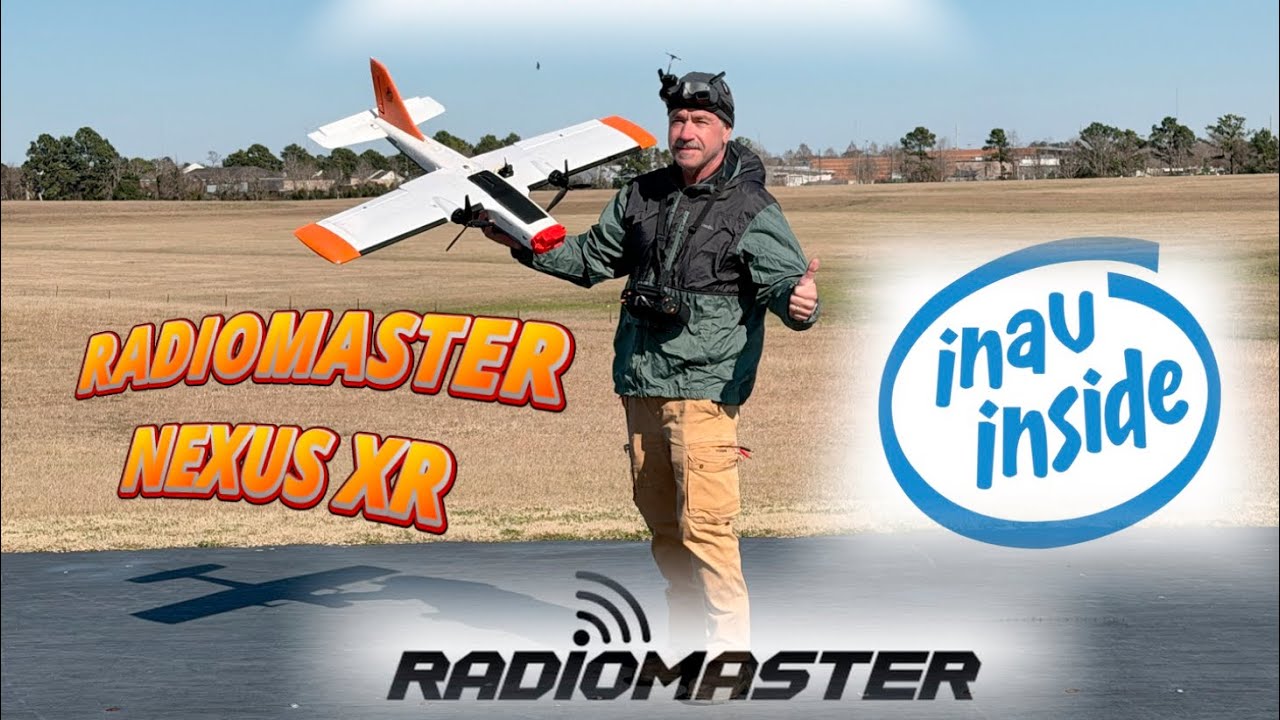 FPV-полет с использованием полетного контроллера Radiomaster Nexus XR для самолетов с неподвижным...