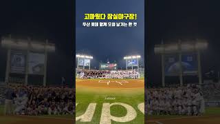 고마웠다 잠실 야구장! 두산 베어스-롯데 자이언츠, 최종전 앞두고 함께 모여 남긴 한 컷