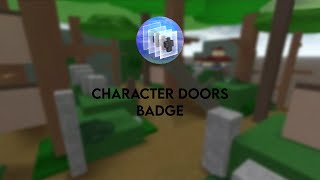 Roblox The Classic Event - How To Get Character Doors Badge All Person Names
