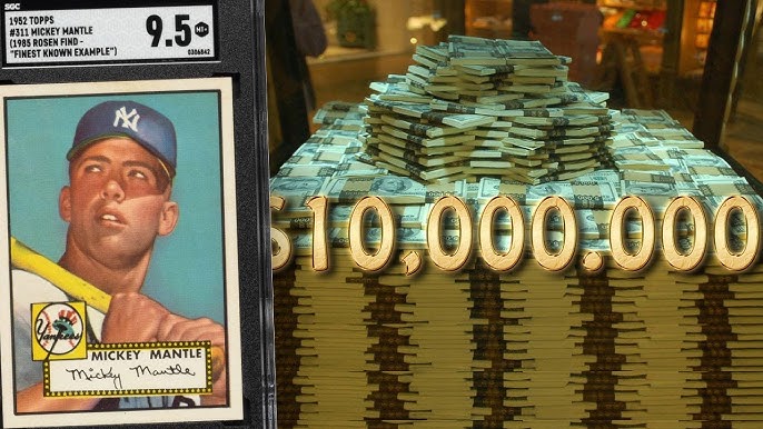 Mickey Mantle rookie card sold for $50K US in 1991 fetches record $12.6  million