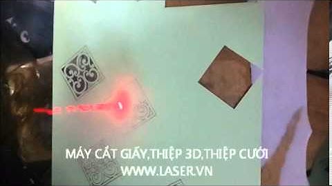 Máy cắt thiệp cưới 3D