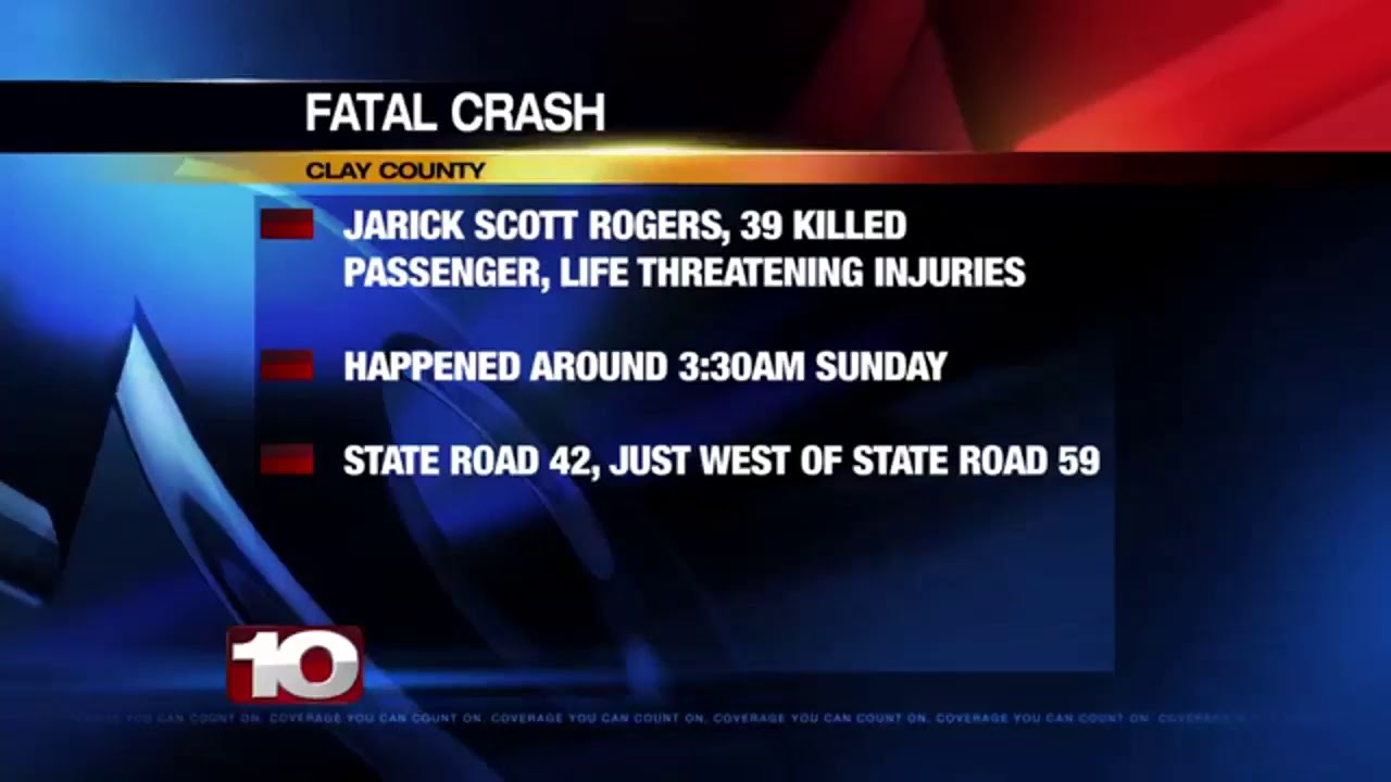 Name released in weekend Clay County fatal accident YouTube