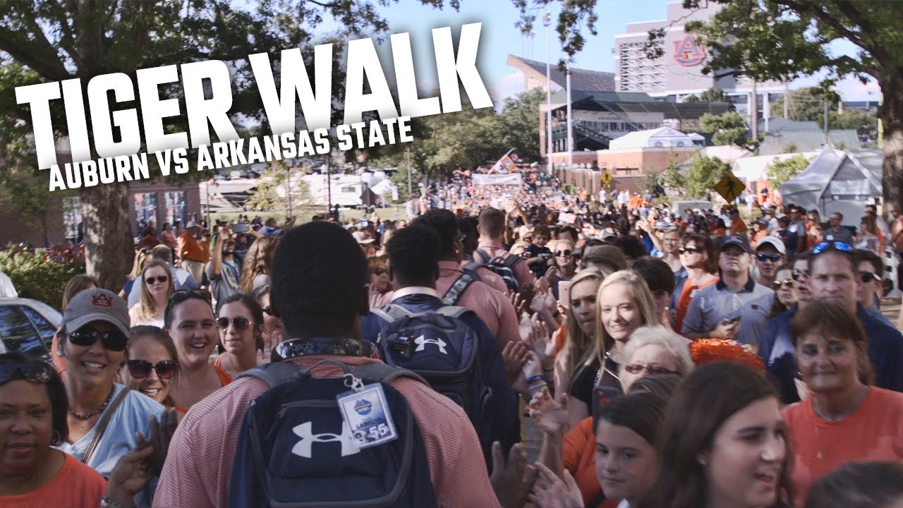 See what it's like to be a part of Tiger Walk - YouTube