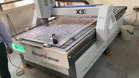 Becarve machine cutting aluminum