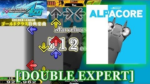 【DDR A20】 ALPACORE [DOUBLE EXPERT] 譜面確認＋クラップ