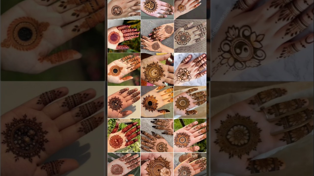 15 mandala mehndi designs 😍✨ | gol tikki mehndi designs | mehndi designs tikki