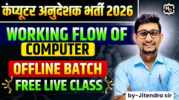 3. Working Flow of  Computer | Fundamentals of Computer | by Jeetu Sir | Computer Anudeshak Bharti