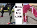 DIY Pants con Hebillas de Plástico