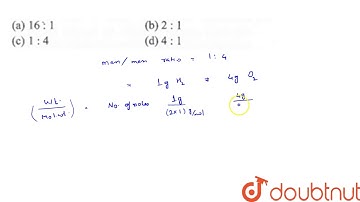 A mixture of gases contains `H_(2)` and `O_(2)` gases in the ratio of `1:4 (w//w)`. What is the mola