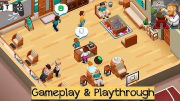 Idle Barber Shop Tycoon - Business Management Game - Android / iOS Gameplay