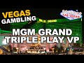 Some triple play poker inside the high limit room mgm grand las vegas