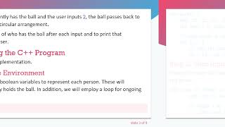 How to Simulate a Passing Ball Game with 10 People using C+ + screenshot 4