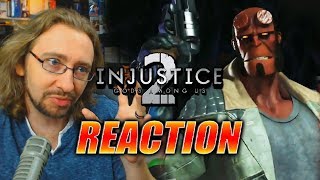 MAX REACTS: Hellboy Gameplay Reveal - INJUSTICE 2