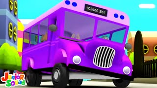 Wheels On The Bus, Street Vehicles and Preschool Song for Kids