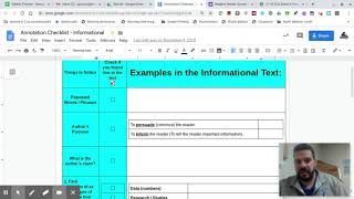 Annotating Informational Texts