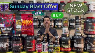 Sunday Blast Offer | New stock update | Buy 100% original supplements at lowest price in India |