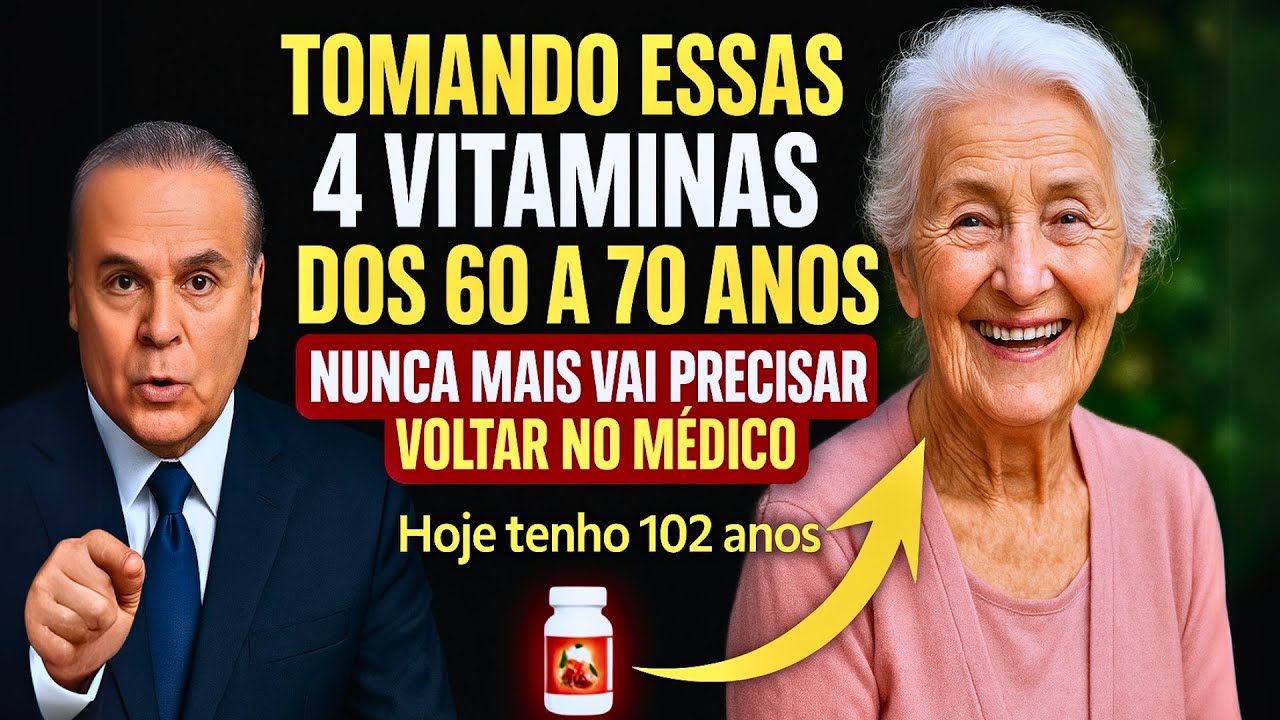 4 Vitaminas ESSENCIAIS e BARATAS para Idoso que predizem VIVER MUITO ...