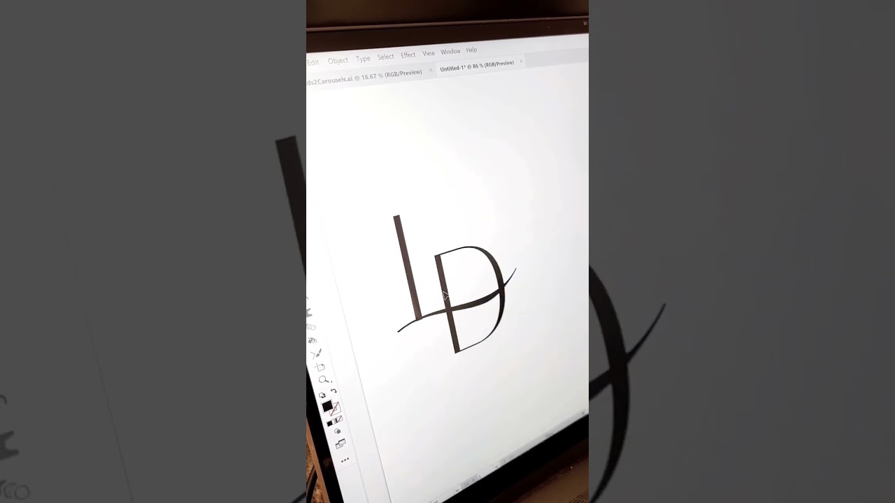 Design with us ✨ The letters L+D as a logo