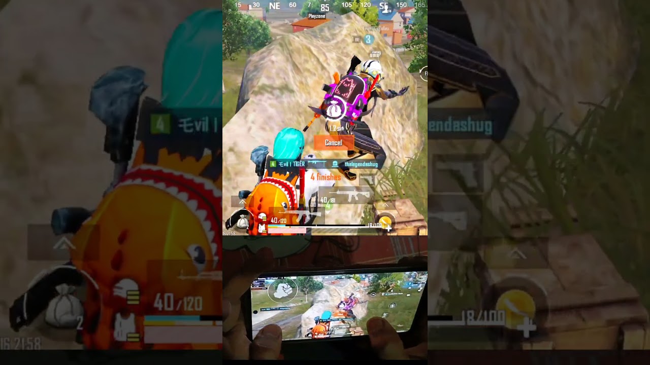When Enemies Underestimate Me 🤫 1v3 with handcam 🥵 #bgmi  #handcam #shorts  #pubgmobile #viral