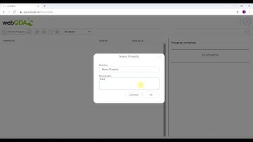 Video 2 webQDA - Crear Nuevo Proyecto