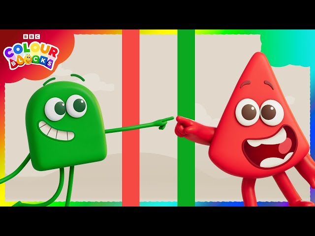 Full Colourblocks Episodes Red to Green! | Kids Learn Colours | @colourblocks class=