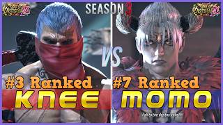 T8 S3 ▰ KNEE (#3 Ranked Bryan) Vs MOMO (#7 Ranked Devil Jin) ▰ Tekken 8 High Level Gameplay